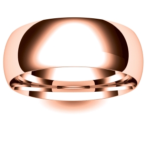 Court Very Heavy - 8mm (TCH8-R) Rose Gold Wedding Ring